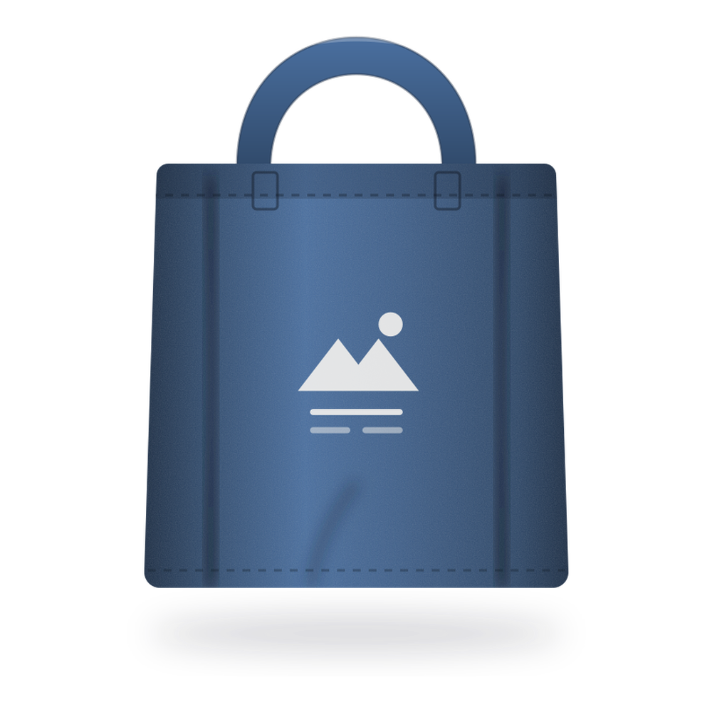 Шопер Canvas — синій